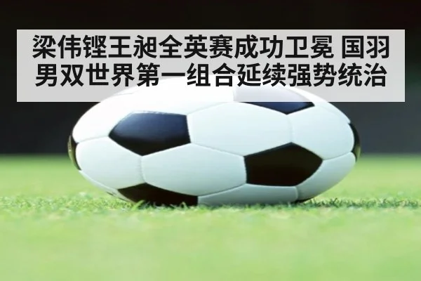 梁伟铿王昶全英赛成功卫冕 国羽男双世界第一组合延续强势统治